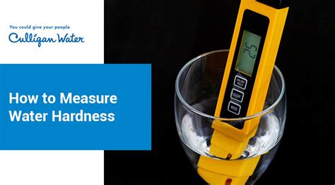 how to measure the hardness water water mineral content test|water hardness scale ppm.